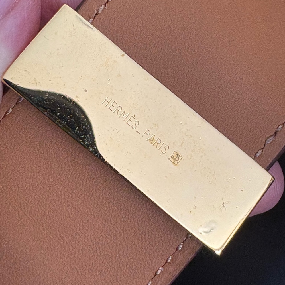 Authentic Hermes CDC collier de Chien Red Gold Bracelet - Picture 7 of 8